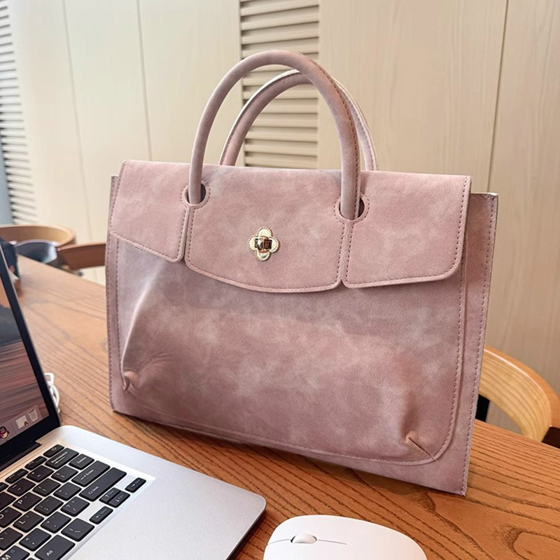 Women Hand Bags For Office - حقيبة لابتوب أنيقة من الجلد الصناعي