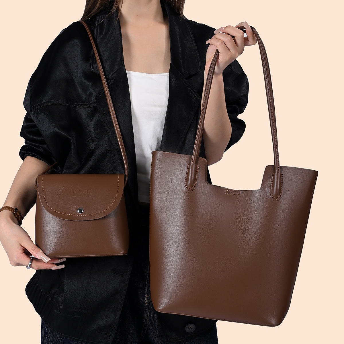 Women'S Bags Handbags - حقائب كتف من الجلد الصناعي للنساء،