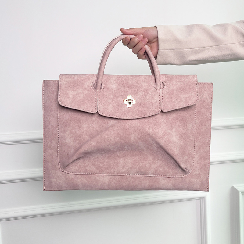 حقيبة لابتوب أنيقة من الجلد ال - مراجعة Women Hand Bags For Office وسعره