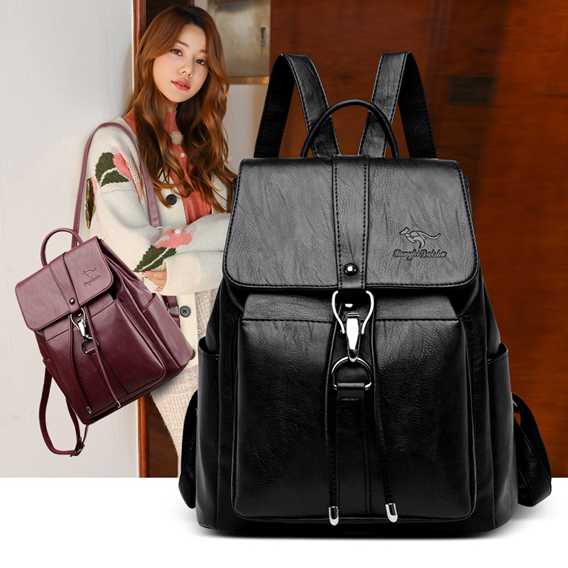 حقيبة ظهر مضادة للسرقة للنساء  - مراجعة Women Bags Branded وسعره
