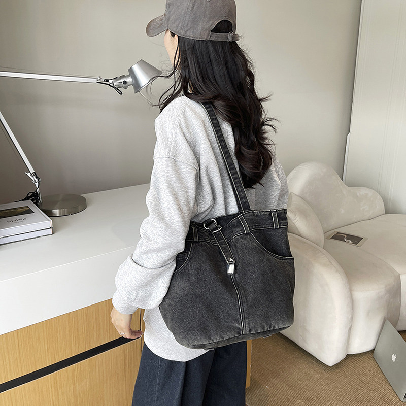 أزياء الدنيم، بسيطة وعصرية، تح - مراجعة Women'S Young Bags وسعره