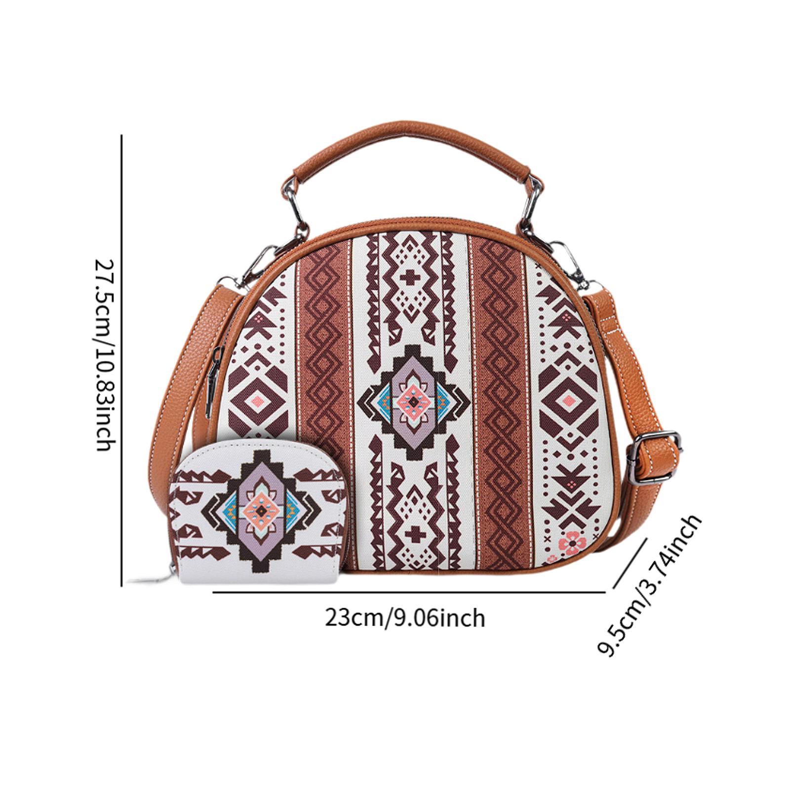 حقيبة يد نسائية بنقشة بوهيمية، - مراجعة Women'S Bags Handbags وسعره